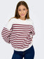 Felpa Adele Stripes Bordeaux