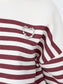 Felpa Adele Stripes Bordeaux