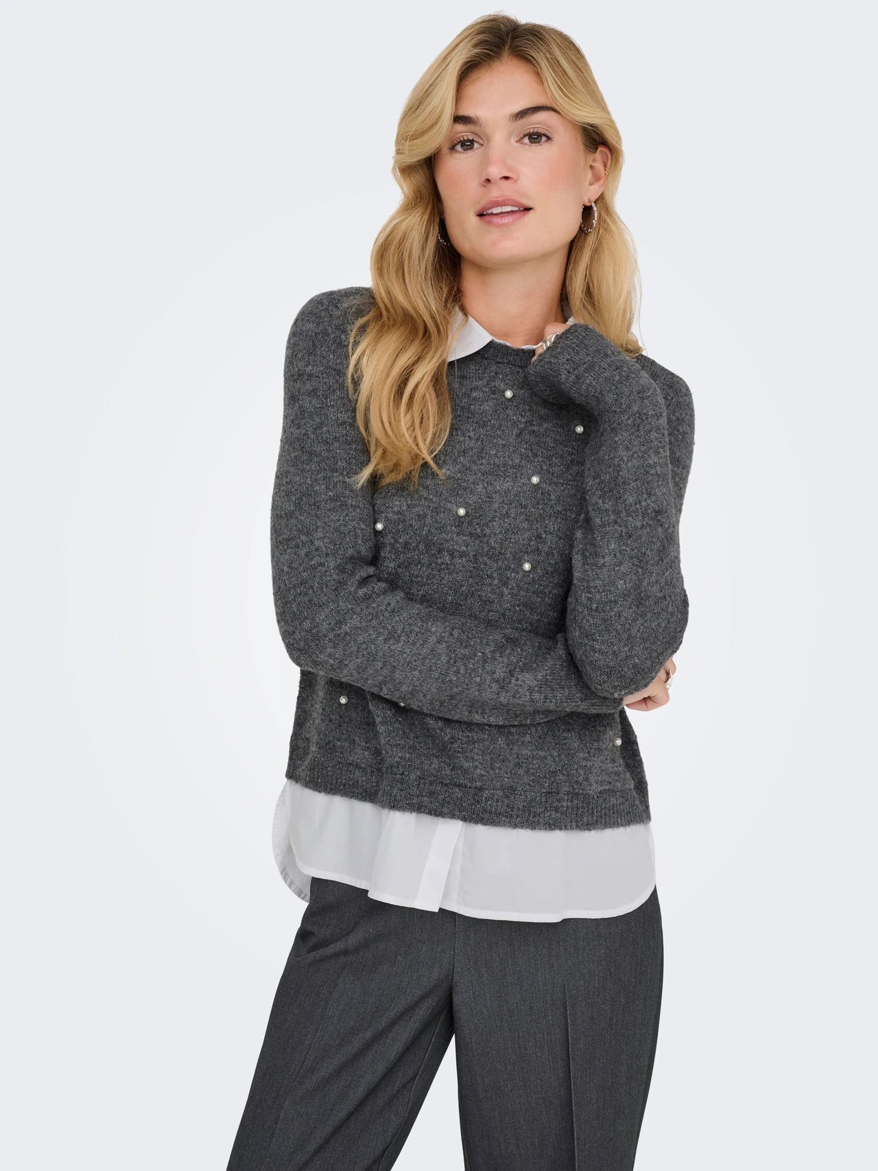 Maglia Dolly Medium Grey Melange