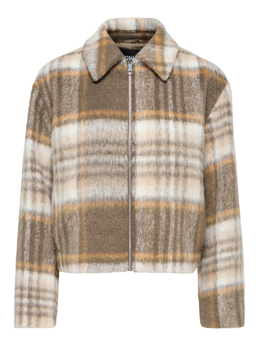 Giacca Kate Check Whitecap Grey