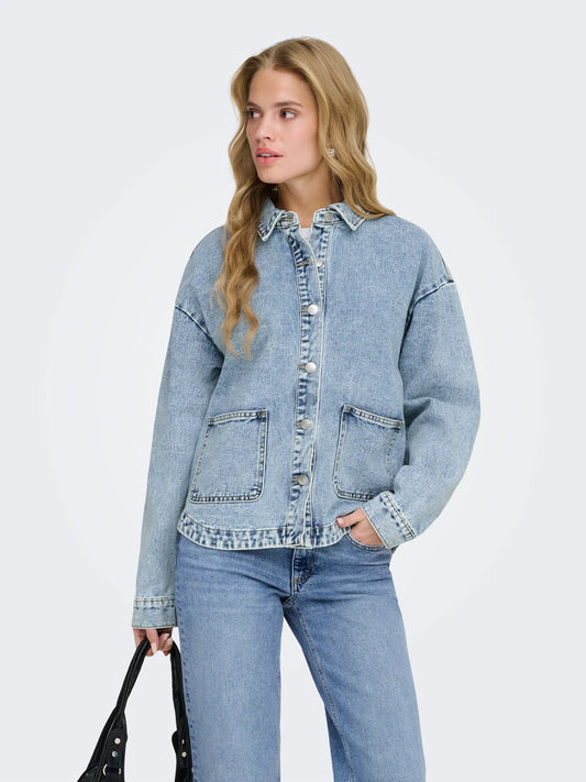 Giacca Lara Light Blue Denim