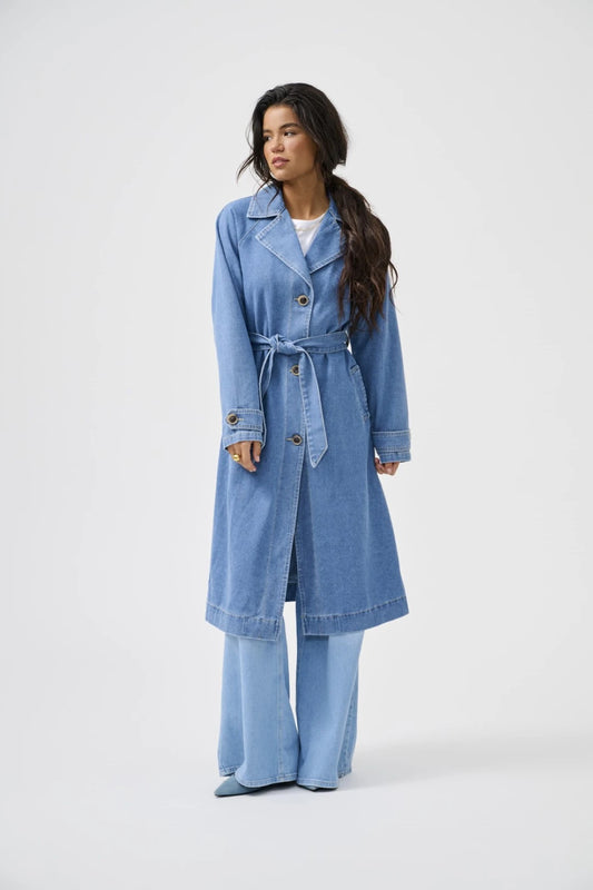 Trench Malou Medium Blue Denim