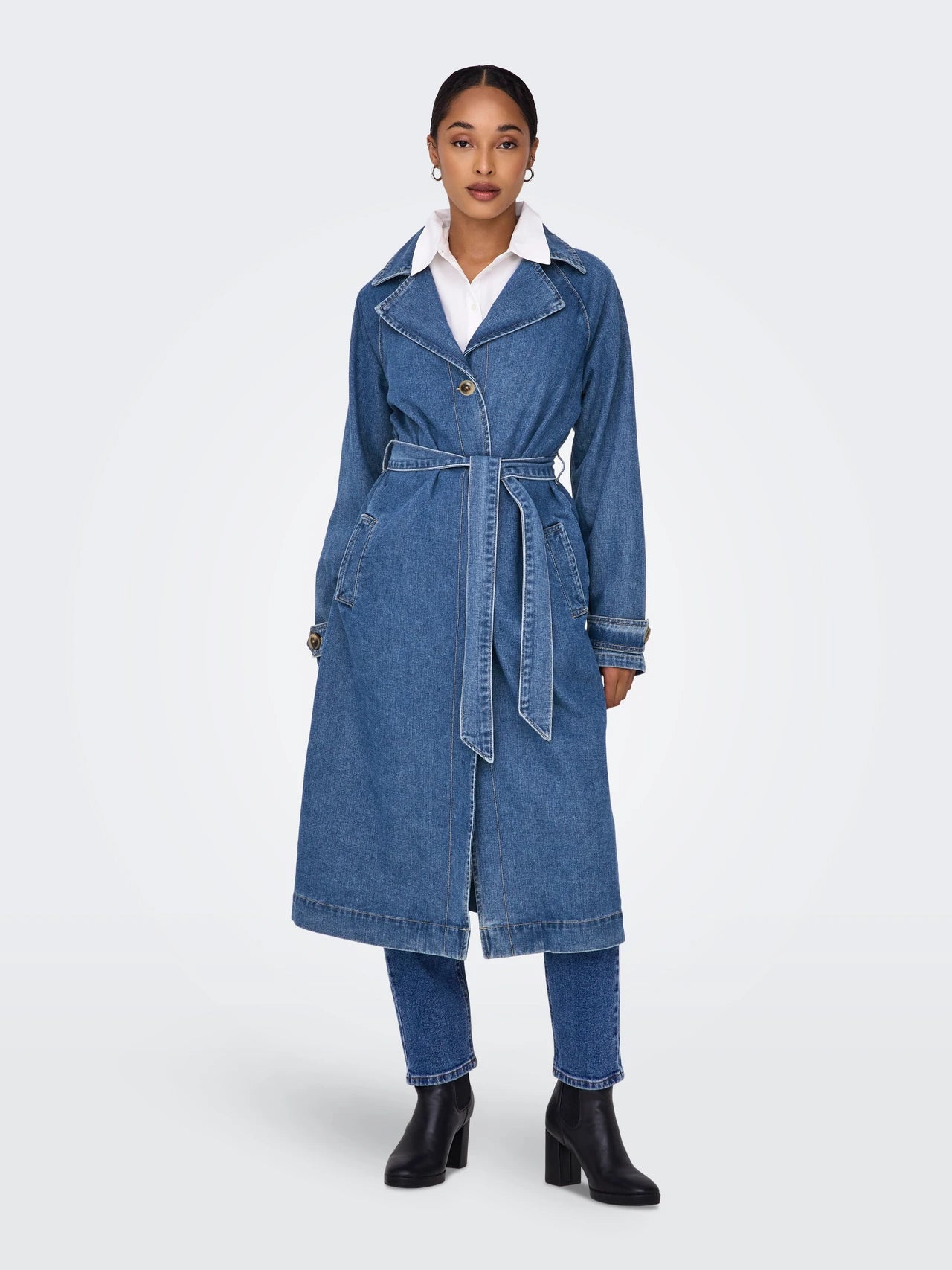 Trench Malou Medium Blue Denim