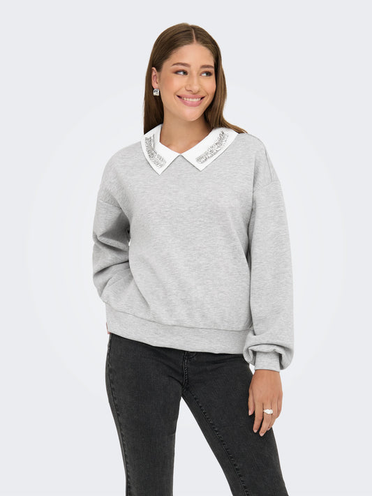 Felpa Willow Light Grey Melange