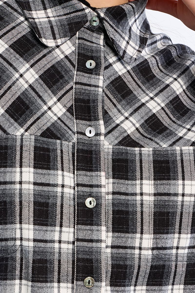 Camicia Amelie Black Check