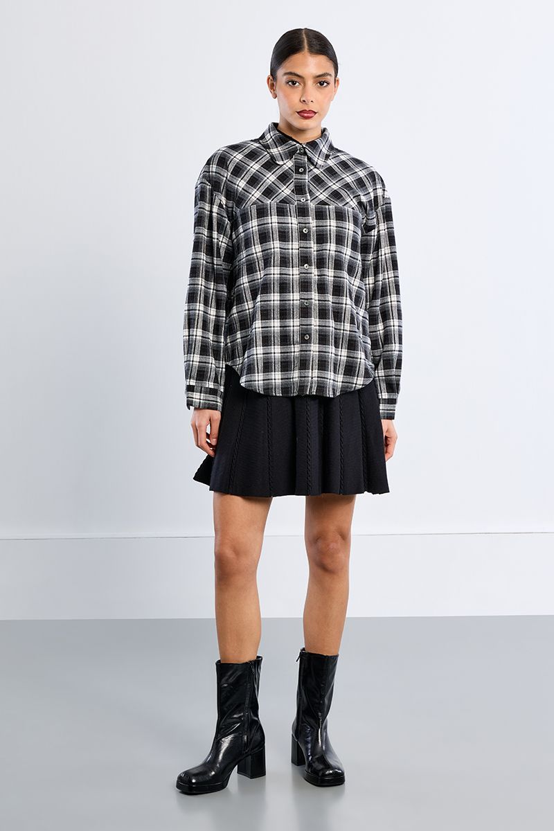 Camicia Amelie Black Check