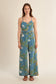Salopette Denim Printed
