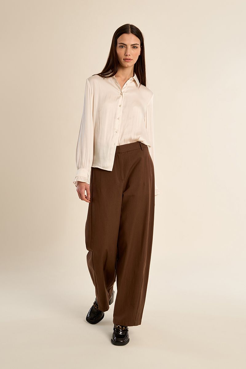 Camicia Satin Off White