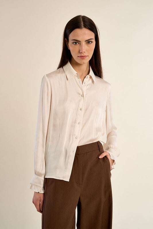Camicia Satin Off White