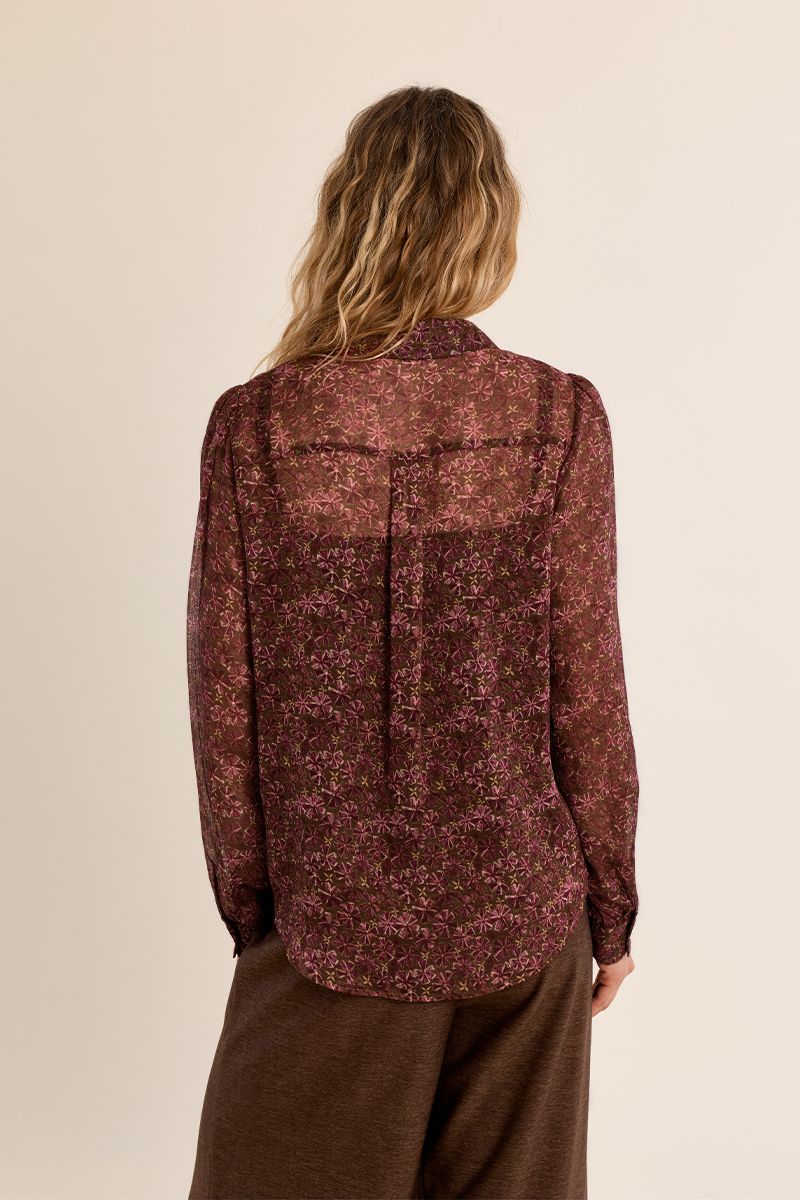 Camicia Olga Burgundy
