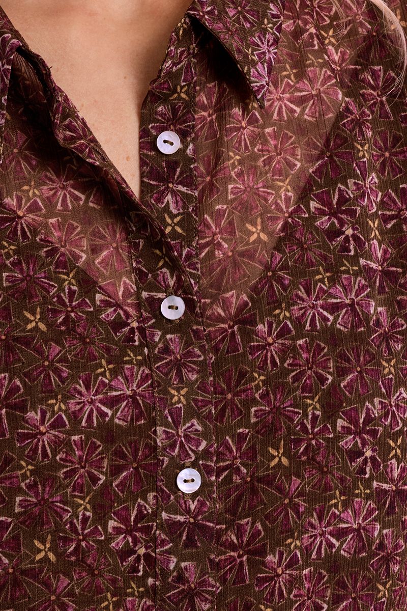 Camicia Olga Burgundy