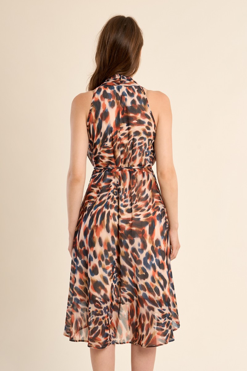 Abito Animal Orange