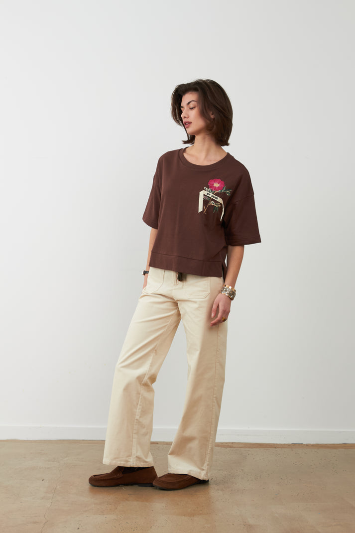 T-Shirt Sohanne Chocolat