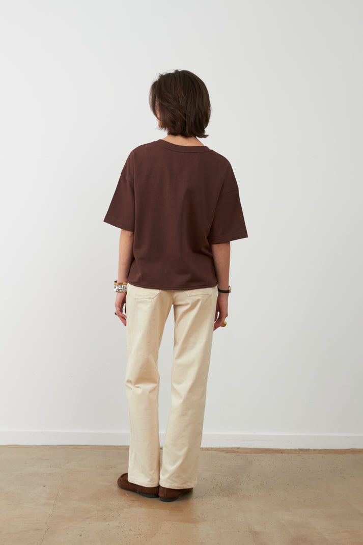 T-Shirt Sohanne Chocolat