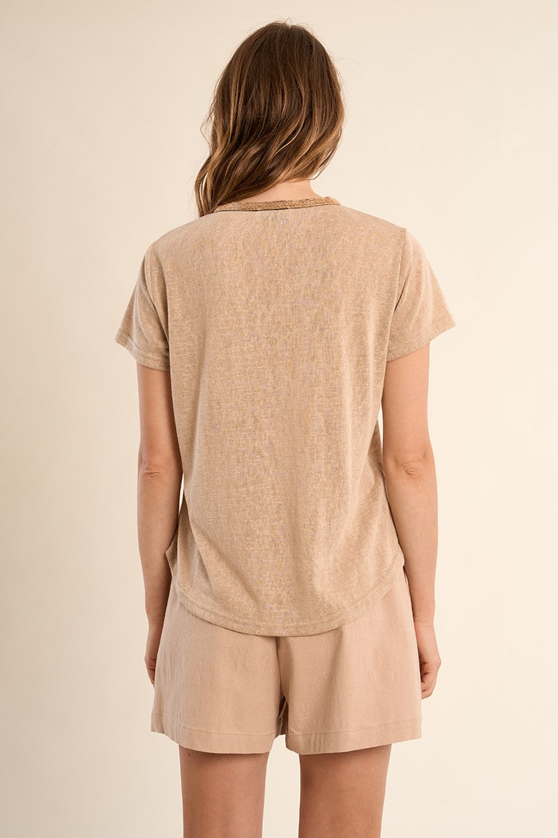 T-Shirt Gold Beige