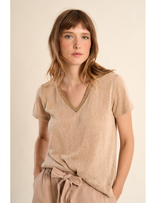 T-Shirt Gold Beige