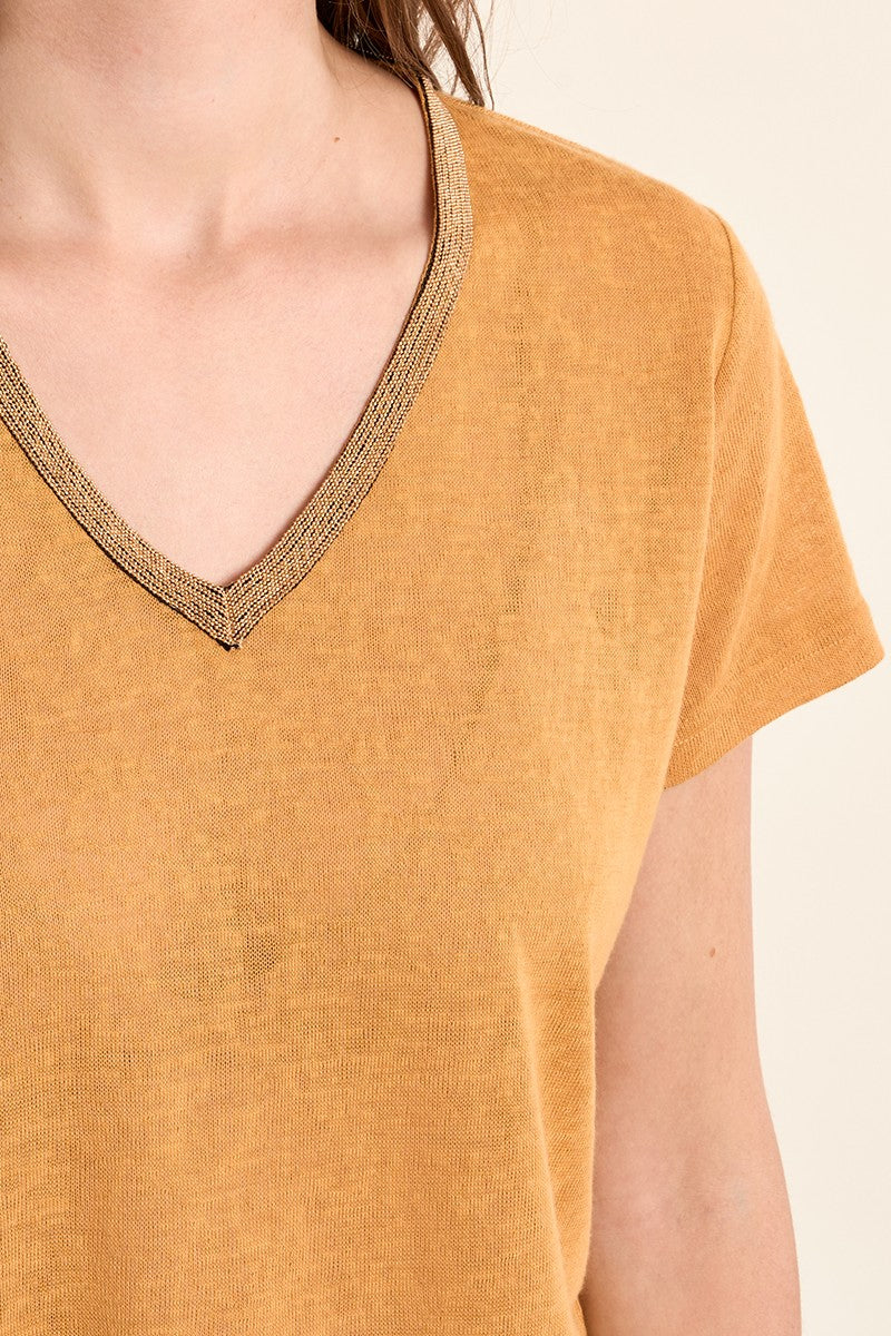 T-Shirt Gold Mango Yellow