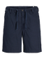 Bermuda Jaiden Linen Navy