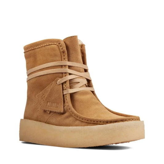 Clarks Wallabee Cup Hi Light Tan Suede