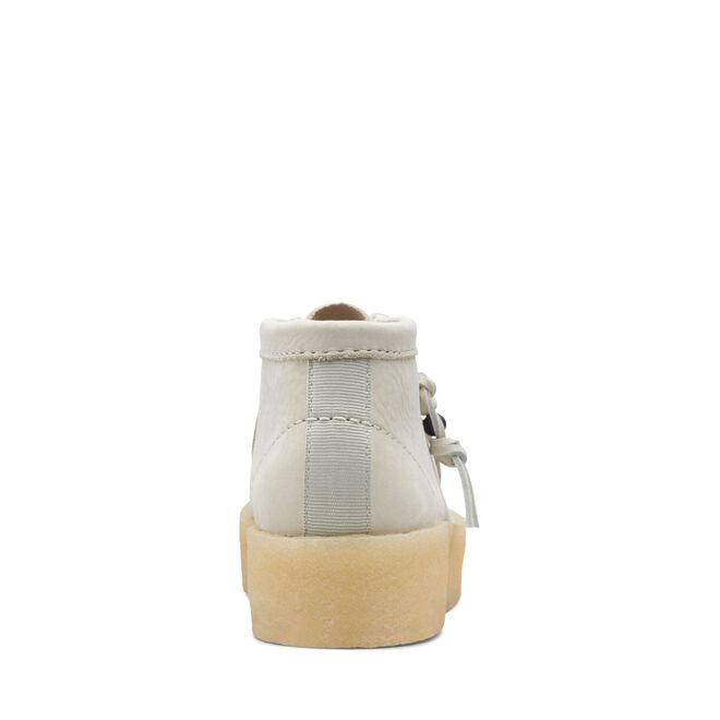 Clarks Wallabee Cup Bt White Nabuck