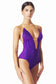 Costume Intero Exchange Lurex Purple