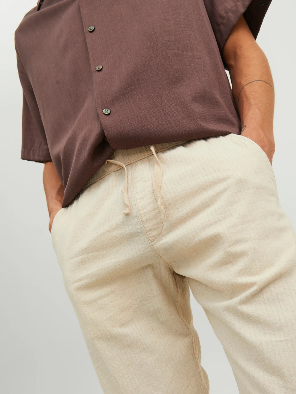 Pantalone Kane Linen Moonbeam