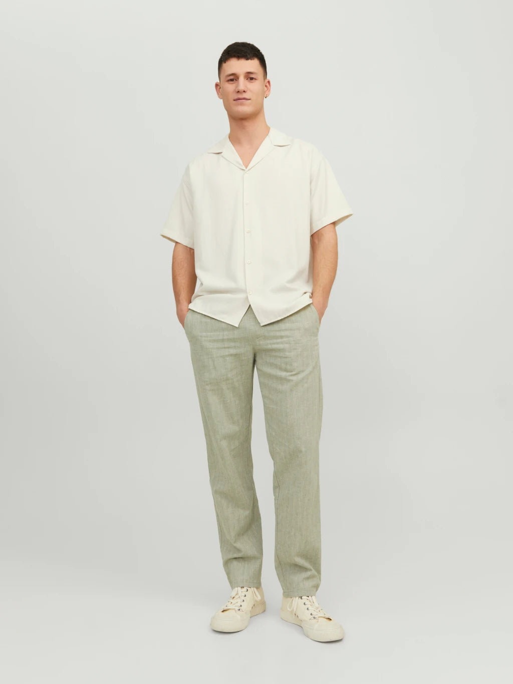 Pantalone Kane Linen Dusty Olive