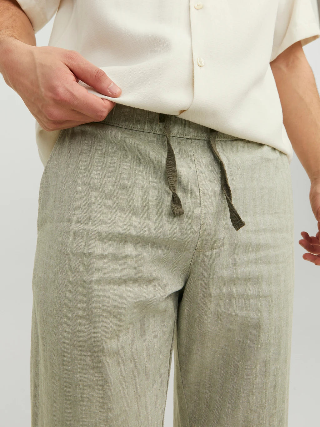 Pantalone Kane Linen Dusty Olive