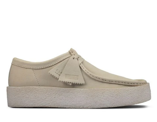 Clarks Wallabee Cup White Nabuck